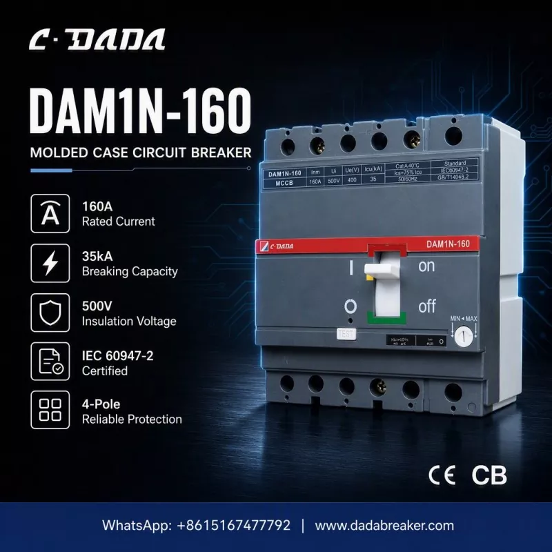 Tiaki Tiaki mo nga Whatunga Ahumahi: Te C·DADA DAM1N-160 MCCB